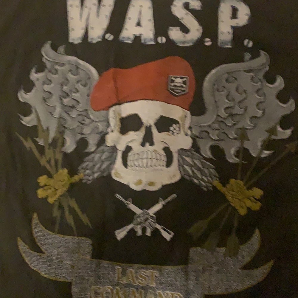 Wasp single stitch vintage metal concert t shirt tour 1986